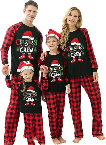 Miniatura 8 de OAKFashion Conjuntos de Pijamas Familiares de Navidad, Pijamas Familiares a Juego de Navidad Ropa de Dormir Pjs