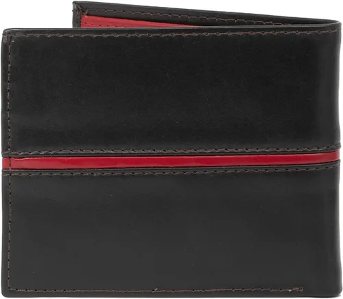 Miniatura 6 de VELEZ Carteras de cuero genuino para hombre NEGRO MATE Casual