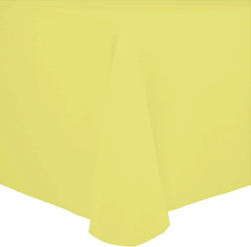 Miniatura 20 de Ultimate Textile Cotton-Feel - Mantel ovalado de poliéster hilado resistente a las manchas y a las arrugas, lavable a máquina, color berenjena, 1