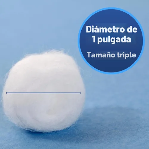 Miniatura 3 de Amazon Basics Bolas de algodón para el cuidado de la piel, 200 unidades (anteriormente Solimo)