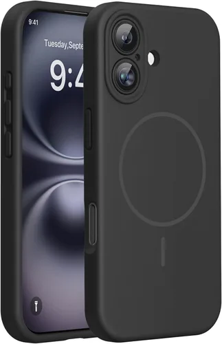 Miniatura 170 de Miracase Funda diseñada para iPhone 13, con protector de pantalla de vidrio templado, forro de microfibra suave antiarañazos, funda de goma