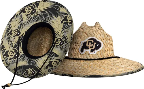 Miniatura 120 de FOCO - Sombrero de paja con logotipo de equipo universitario de NCAA y estampado floral para hombre TEAM LOGO