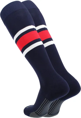 TCK - Calcetines de béisbol o sóftbol para hombres o mujeres de la serie Dugout, mejoran el rendimiento