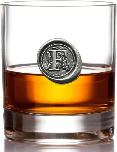 Miniatura 19 de English Pewter Company - Vaso de whisky de 11 onzas con inicial de monograma, regalos únicos para hombres, regalos personalizados con tu elección