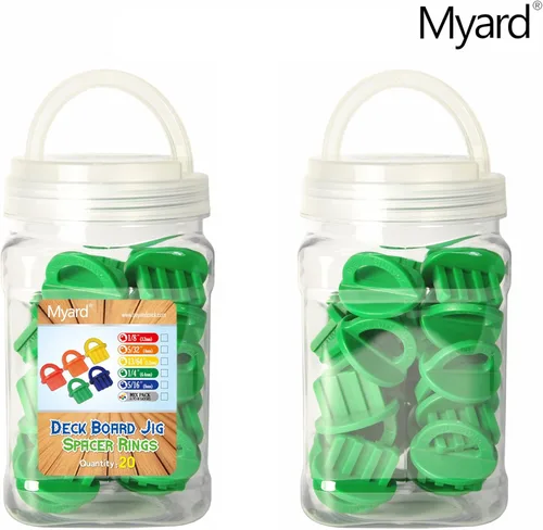 Miniatura 5 de Myard - Accesorios para macetas de madera maciza, DJS6.4 20pk