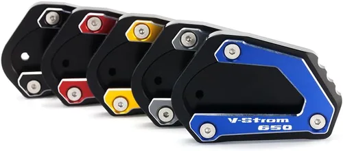 Miniatura 5 de Placa de soporte de extensión lateral de motocicleta compatible con SUZUKI Vstrom 650 650XT 2004-2023 Vstrom Soporte de almohadilla de pie DL650