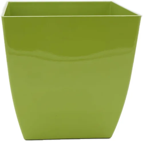 Miniatura 11 de The HC Companies Aria Maceta cuadrada de riego automático con drenaje, macetas para plantas de exterior y plantas de interior, macetas de plástico