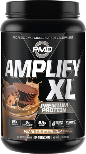 Miniatura 14 de PMD Sports Amplify XL Premium Suplemento de proteína de suero Hydro Greens Blend - Matriz de proteína de glutamina y suero con superalimento