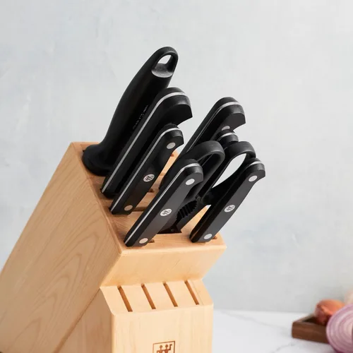 Miniatura 4 de ZWILLING Juego de 10 bloques de cuchillos gourmet Negro