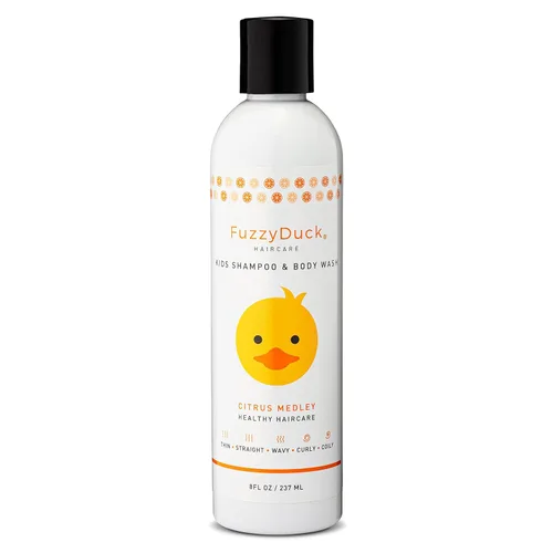 Miniatura 10 de FuzzyDuck Acondicionador desenredante y sin enjuague para cabello fino, grueso, ondulado, rizado y rizado natural, hidratante antiencrespamiento