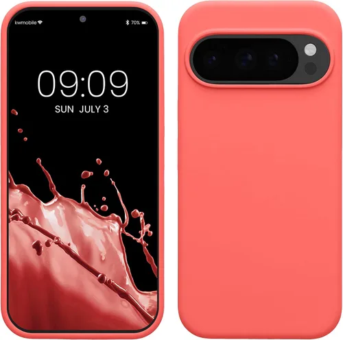 Miniatura 149 de kwmobile Funda Compatible con Google Pixel 6 Pro - Funda de Teléfono de Silicona TPU con Acabado Suave - Azul Caribe