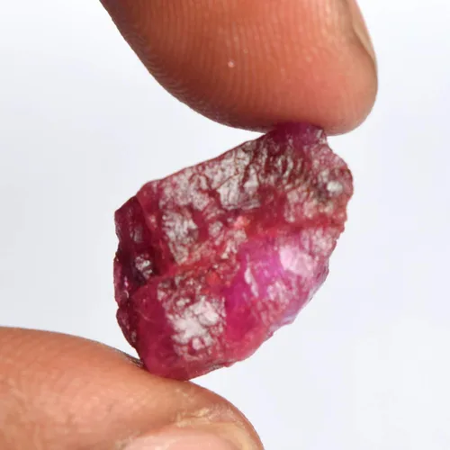 Miniatura 2 de GEMHUB Amazing Raw Red Ruby Chunk 9.00 Ct Natural Healing Crystal Gem, Piedra preciosa, africano - rubí rojo