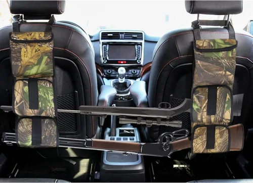 Soporte oculto para armas en el respaldo del asiento del coche, soporte universal para armas de caza y escopetas, accesorios de tiro, apto para
