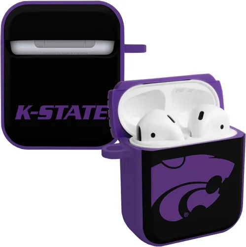 Miniatura 14 de Affinity Bands Kansas State Wildcats HDX Case Cover Compatible with Apple AirPods Gen 1 & 2 (Paint Stripe)