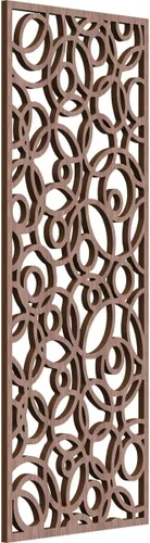 Miniatura 150 de Latrobe Paneles de pared decorativos de madera con calado, 9 3/8 pulgadas de ancho x 24 3/8 pulgadas de alto x 3/8 de alto, roble rojo rojo (Red Oak)