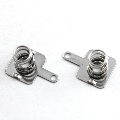 Miniatura 3 de 50pcs AAA Batería Positivo-Negativa Conversión Contacto Primavera Níquelado Placa 0.394x0.354 in