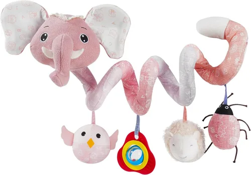 Jollybaby Juguetes para Cuna, Cochecito y Asiento de Auto para Bebé de 0-3-6-9-12 Meses, Juguetes Sensoriales Colgantes para Tiempo Boca Abajo para