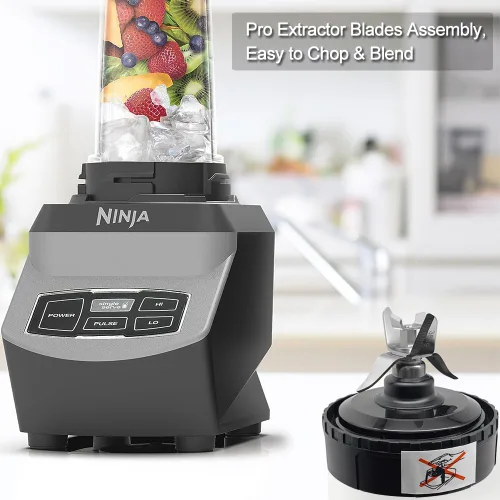 Miniatura 5 de 6 aletas de repuesto para licuadora profesional Ninja BL660 1100w, BL740 30, 1500w BL770 BL770AMZ, BL771, BL773CO, BL780 BL780CO, BL663CO, accesorio