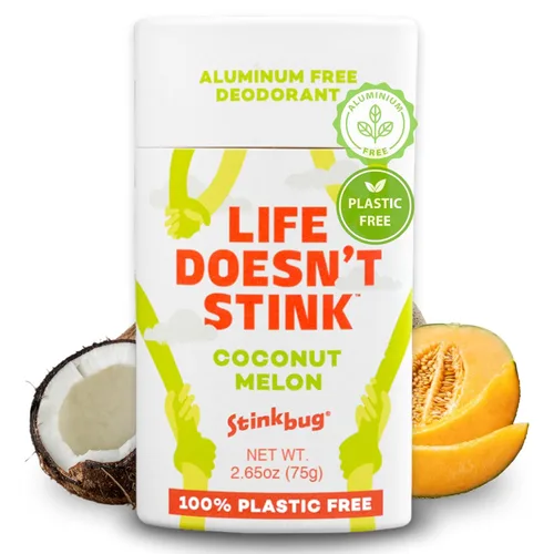 Miniatura 35 de Stinkbug Naturals - Desodorante orgánico sin aluminio con salvia ámbar, aceite de coco y carbón activado, sin parabenos, desodorante para piel