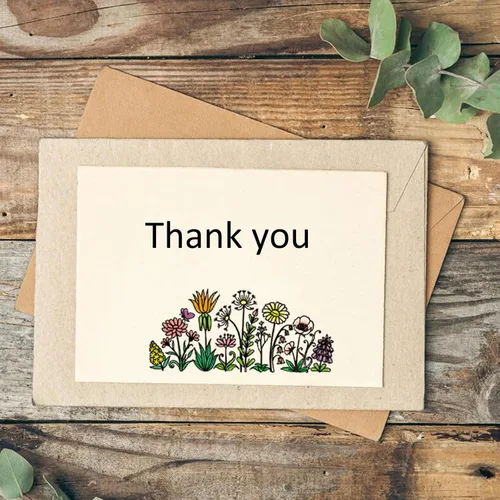 Miniatura 4 de Hying 4 sellos transparentes de fondo de flores para hacer tarjetas, sellos de goma con margaritas, paisajes florales transparentes