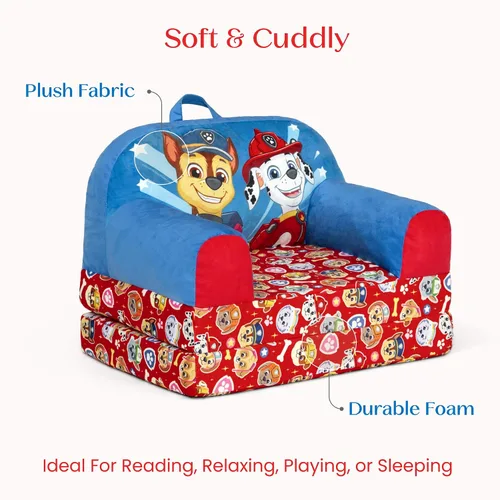 Miniatura 8 de Delta Children - Silla abatible PAW Patrol Cozee Buddy para niños - Certificado Greenguard Gold, azul