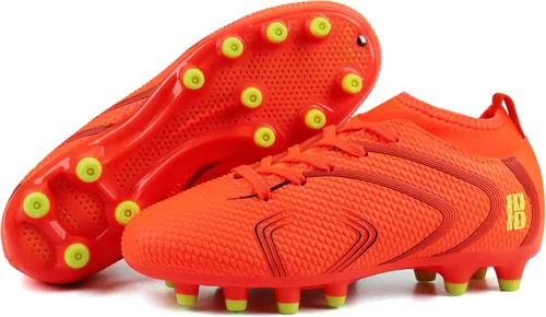 Miniatura 2 de brooman Zapatos de fútbol para niños y niñas, zapatos de fútbol para exteriores