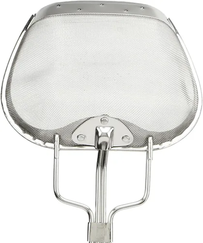 Miniatura 9 de Colador de aceite de malla fina, cucharón de colador de acero inoxidable 304, cuchara de colador de alta practicidad, colador con asa, cuchara