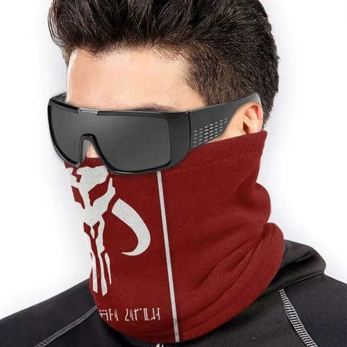 Miniatura 2 de Face Mask Red Bandana Mask Adjustable Cooling Neck Gaiter Balaclava Face Mask Washable for Women Men