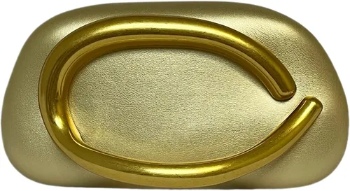 Miniatura 6 de Bolso de mano de acrílico para mujer, bolso de noche redondo clásico, bolso de manillar de metal vintage para boda, fiesta de graduación.