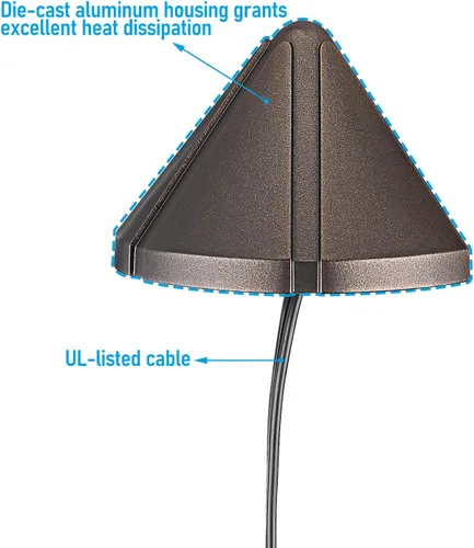 Miniatura 8 de LEONLITE Luces LED de cubierta de 5 W de bajo voltaje, luz de barandilla de escalera de 12 V, luz de valla de paisaje al aire libre, cable listado 5