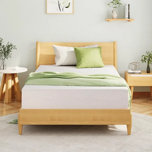 Miniatura 2 de EGOHOME Colchón tamaño completo de 5 pulgadas para niños, colchón de espuma viscoelástica con gel de té verde refrescante, alivia la presión