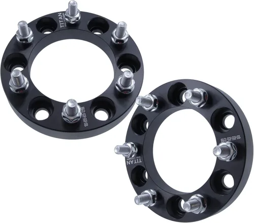 Espaciadores de rueda de 2" 6x5.5 - Postura más amplia, mayor holgura, compatible con Infiniti, compatible con camionetas y SUVs Nissan - 2 pulgadas