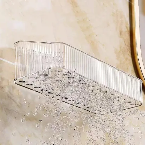 Miniatura 7 de Organizador adhesivo para ducha de 2 piezas, organizador de maquillaje, organizador de maquillaje, cubos de almacenamiento para baño y cocina