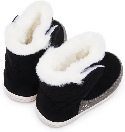 Miniatura 6 de BMCiTYBM Botas de nieve para bebés, niños y niñas, zapatos cálidos de invierno, zapatos ligeros al aire libre para bebés de 6, 9, 12, 18, 24 meses