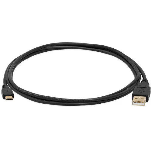 Miniatura 2 de Cmple - Cable micro USB macho a macho de 6 pies Cable de carga Micro USB de sincronización de datos Cable USB a USB para teléfono Android, portátil