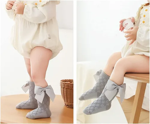 Miniatura 22 de Toptim Calcetines de tobillo para niñas pequeñas, calcetines casuales transpirables