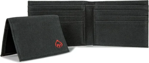 Miniatura 81 de WOLVERINE Billetera plegable de lona/cuero para hombre