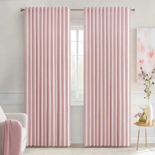 Miniatura 41 de MIULEE Cortinas opacas con pestaña trasera de 63 pulgadas de largo, juego de 2 paneles para sala de estar, dormitorio, privacidad, bolsillo