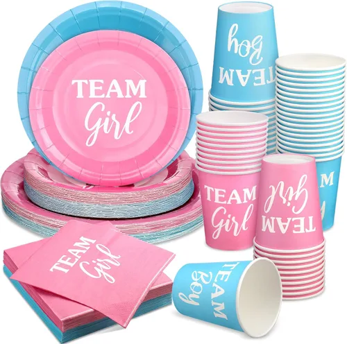 Miniatura 9 de Marsui Juego de 200 piezas de vajilla de tiburón para fiesta de cumpleaños, diseño de tiburón, platos impresos, servilletas, tazas, decoraciones