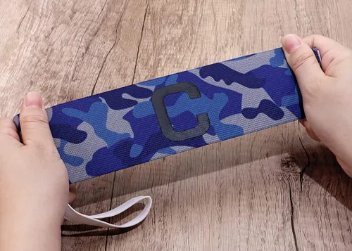Miniatura 4 de ONLYKXY Captain Armbands 6x37CM/2.36x14.56 pulgadas Ajustable Líder Brazalete para Fútbol Baloncesto Voleibol Escuela Equipo Competición Entrenador