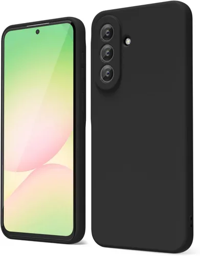 Miniatura 264 de oakxco Funda para teléfono Samsung Galaxy A12 con agarre de silicona líquida, linda delgada fina suave cubierta de gel de goma TPU lisa para mujeres