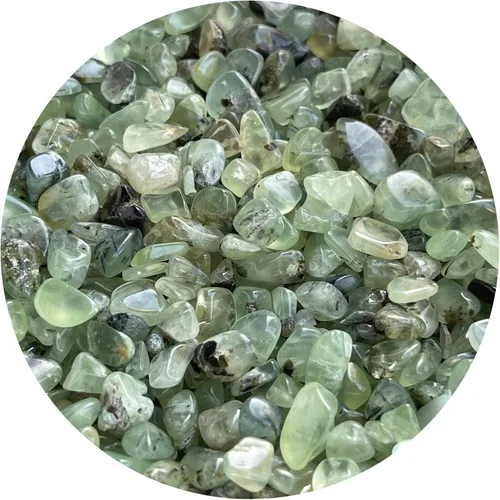Miniatura 70 de GAF TREASURES Chips de piedras preciosas de jade semi nefrita natural, de 0.5 libras, mini cristales triturados, chips de cristal sin perforar