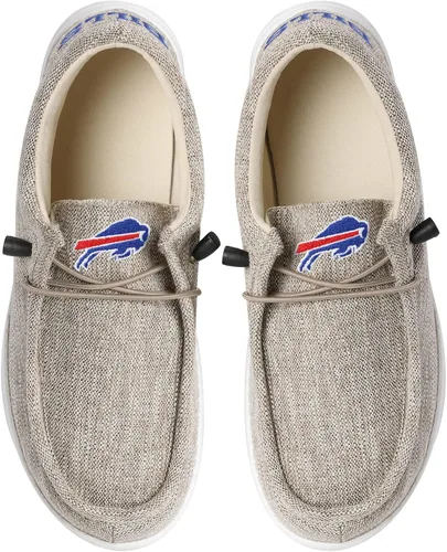 Miniatura 119 de FOCO Men's NFL Team Logo Lightweight Loafers Lace Up Cotton Knit Shoes
