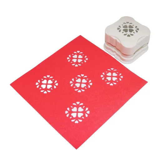 Miniatura 6 de Cady Craft Punch - Perforadora de papel sin restricciones, herramientas de éxito en cualquier lugar (flor L, n.º 1)