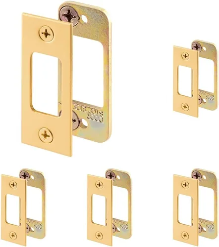 Miniatura 6 de Prime-Line E 2480 - Cerradura de seguridad para cerrojo de seguridad, 2-3/4 pulg., acero, latón antiguo (paquete individual)