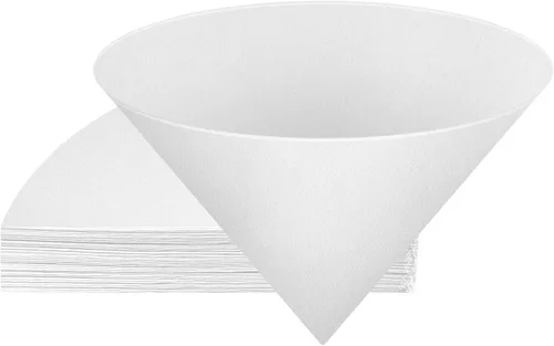 NACHLYNN 20 piezas Filtro de Aceite para Freidora Profunda 4.5 Pulgadas Conos de Filtro de Jarabe de Arce No Tejido Filtros de Aceite de Cocina para