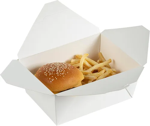 Miniatura 44 de Restaurantware Contenedor desechable para llevar, 30 oz / #1, negro