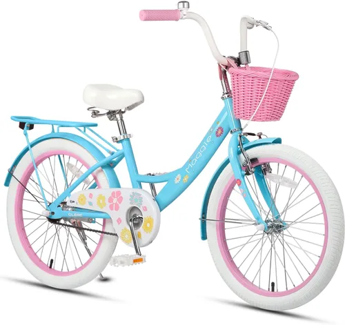 Miniatura 18 de Glerc Maggie Girls Bike, 12-20 Inch Kids Bike for 2-13 Years Old Children, Princess Style Kids Bicycle with Doll-Seat & Basket & Training Wheels