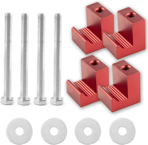 Miniatura 2 de Kit de abrazaderas de montaje para caja de herramientas, ganchos en J para camioneta, amarres de aluminio, ganchos en J cruzados para caja