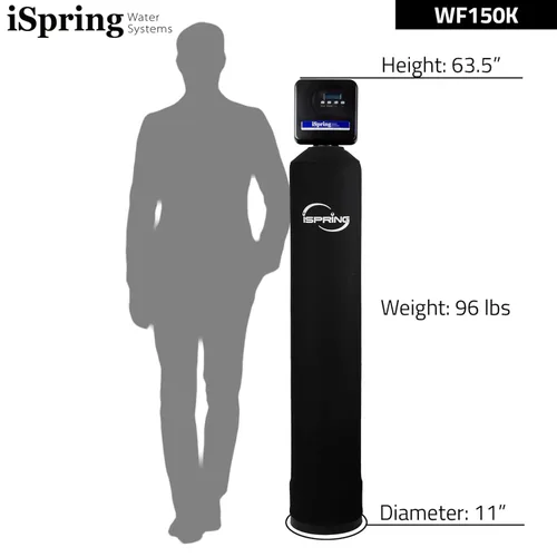 Miniatura 5 de iSpring WF150K Sistema central de filtración de agua para toda la casa con válvula inteligente Set and Forget de hasta 10 años